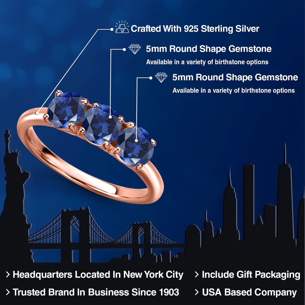 Ring in 925 Rose Gold Plated Silver