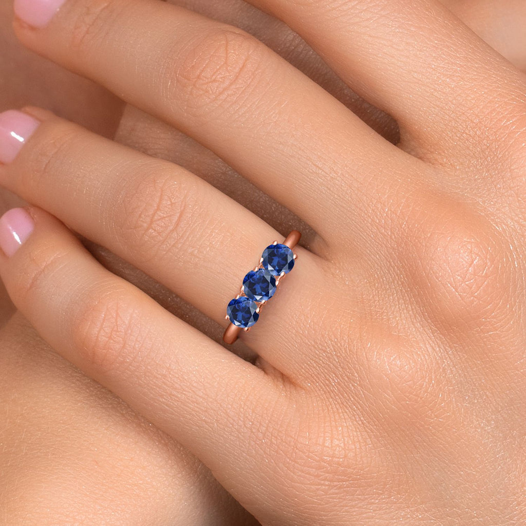 Ring in 925 Rose Gold Plated Silver