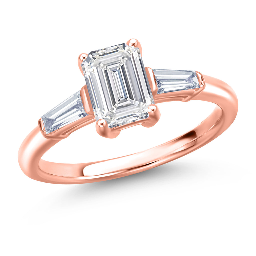 7_Ring in 925 Rose Gold Plated Silver