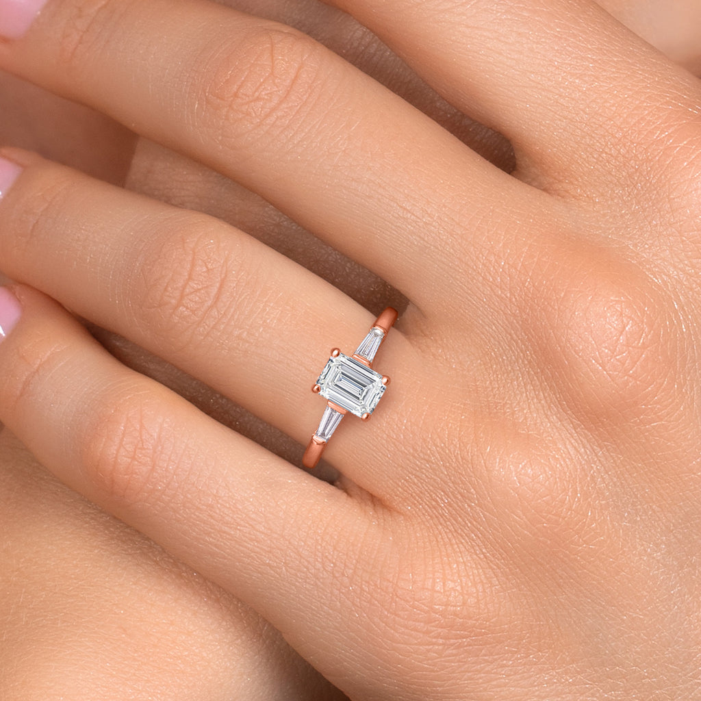Ring in 925 Rose Gold Plated Silver