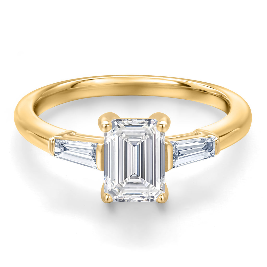 Ring in 925 Yellow Gold Plated Silver