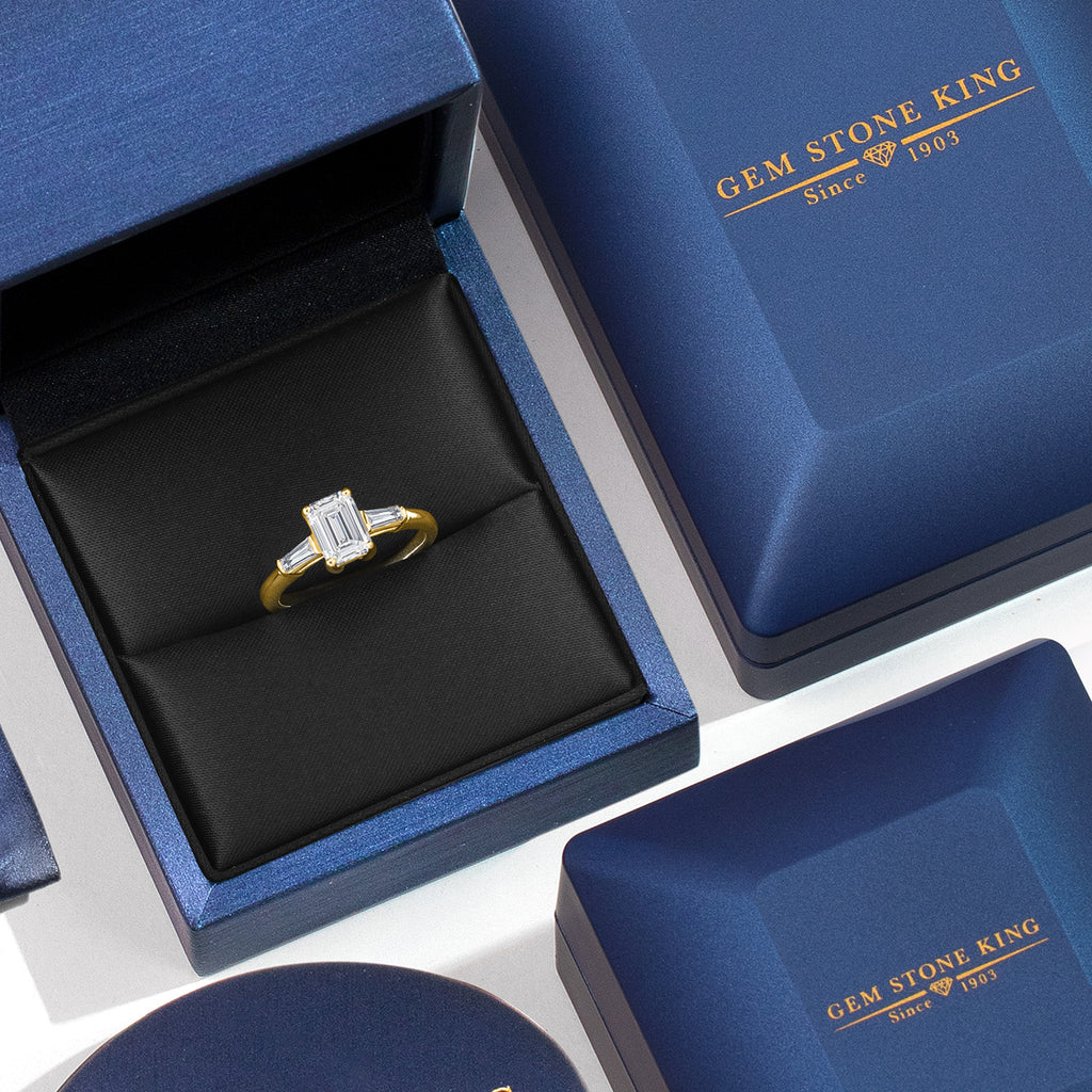 Ring in 925 Yellow Gold Plated Silver