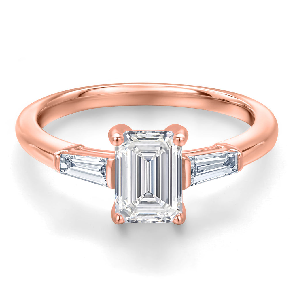 Ring in 925 Rose Gold Plated Silver