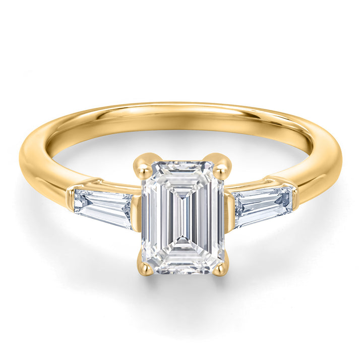 Ring in 925 Yellow Gold Plated Silver
