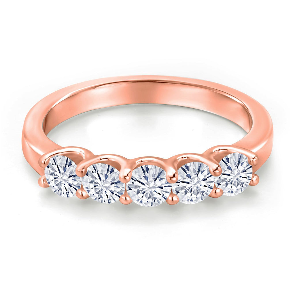 Ring in 925 Rose Gold Plated Silver