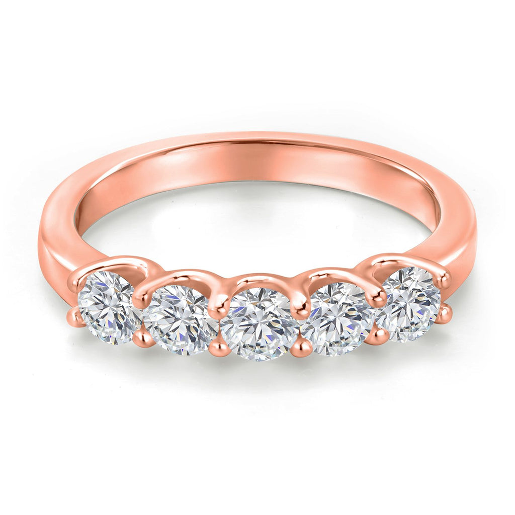Ring in 925 Rose Gold Plated Silver