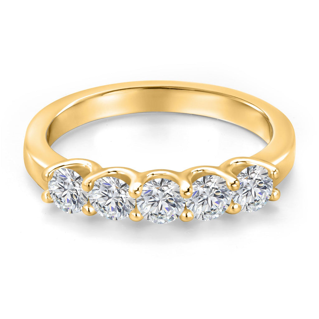 Ring in 925 Yellow Gold Plated Silver