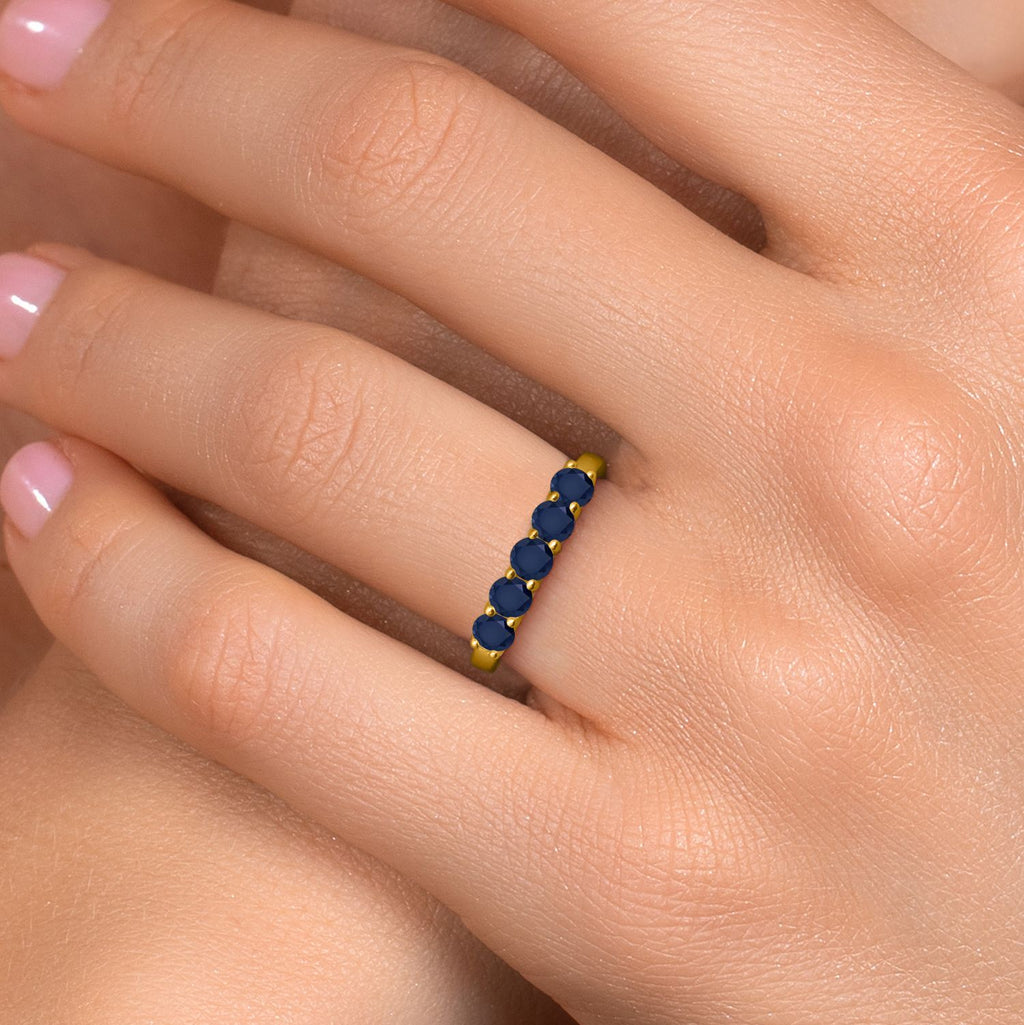 Ring in 925 Yellow Gold Plated Silver