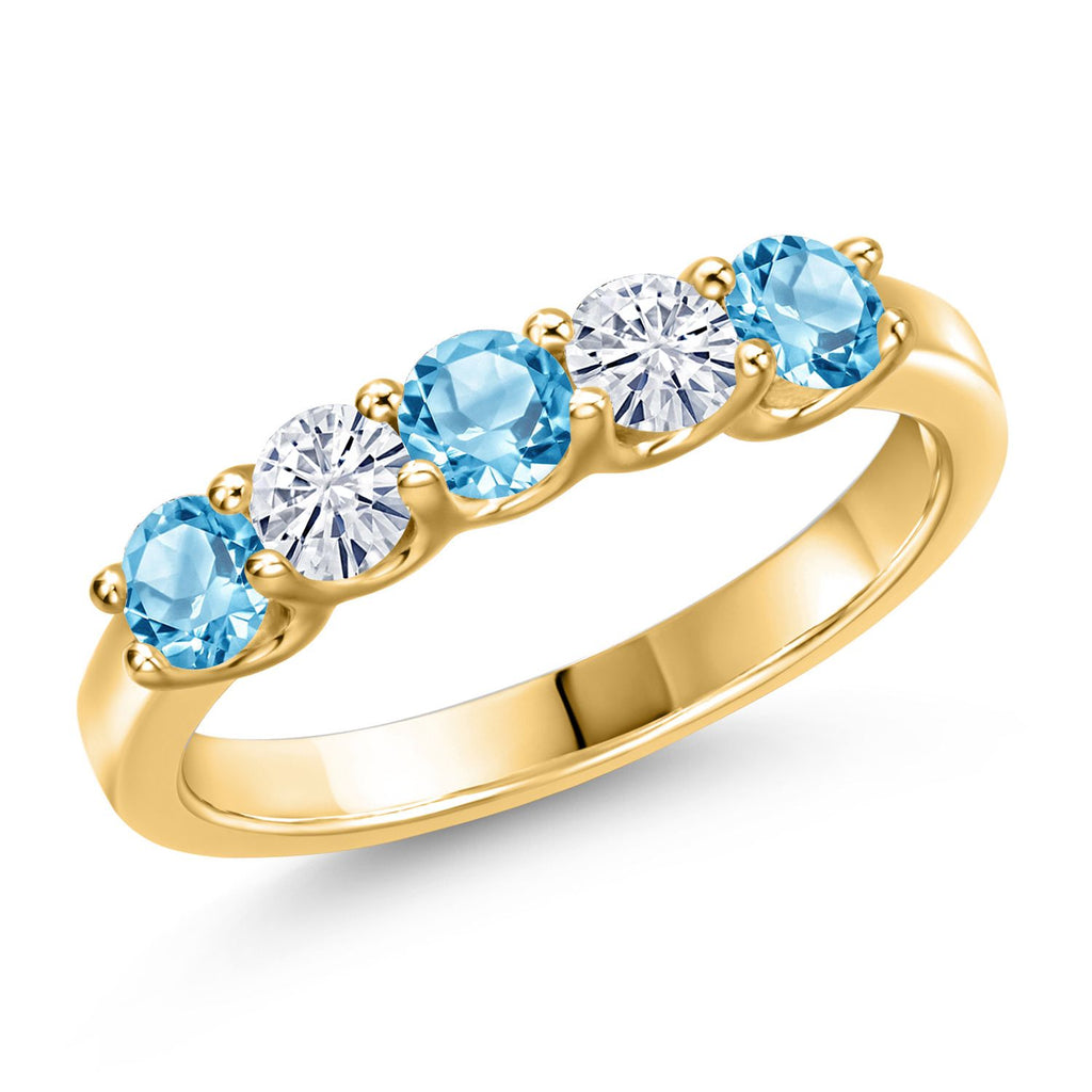 9_Ring in 925 Yellow Gold Plated Silver