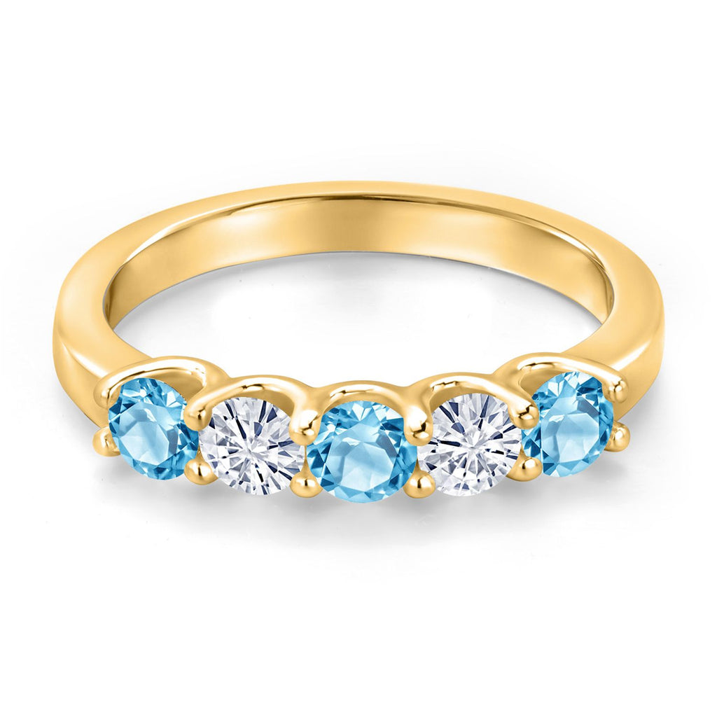 Ring in 925 Yellow Gold Plated Silver