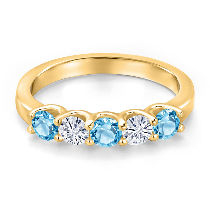 Ring in 925 Yellow Gold Plated Silver