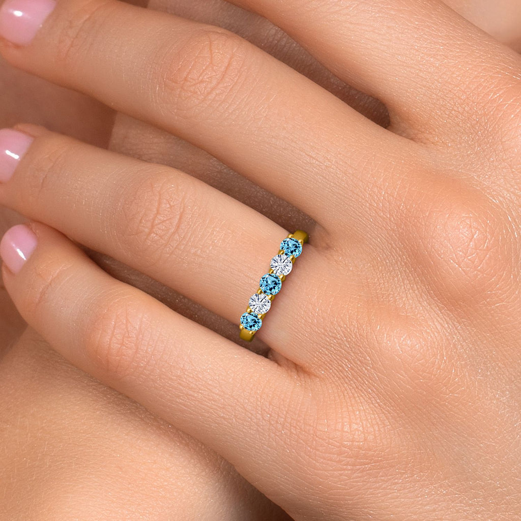 Ring in 925 Yellow Gold Plated Silver