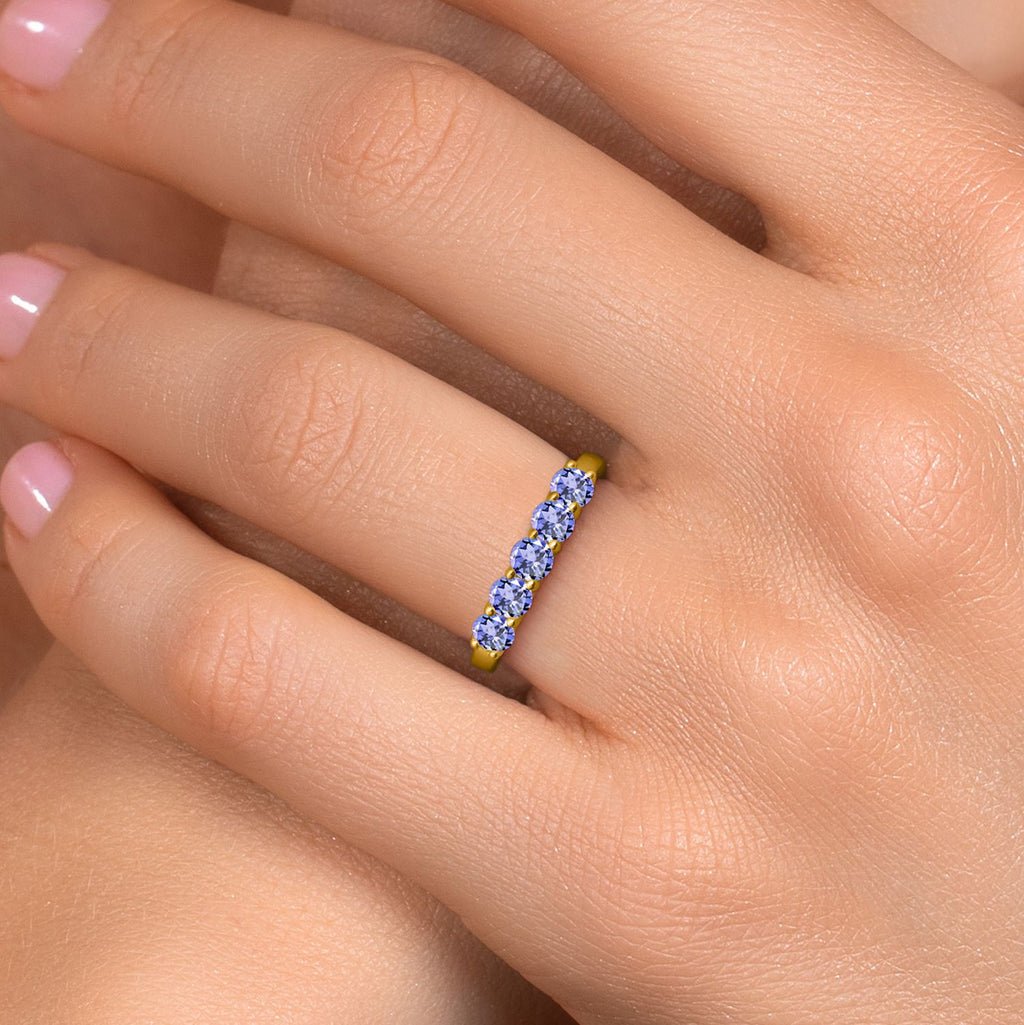 Ring in 925 Yellow Gold Plated Silver