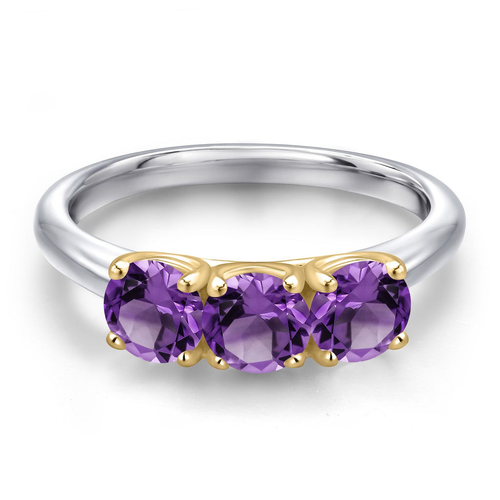 Ring in 10K Two Tone Gold