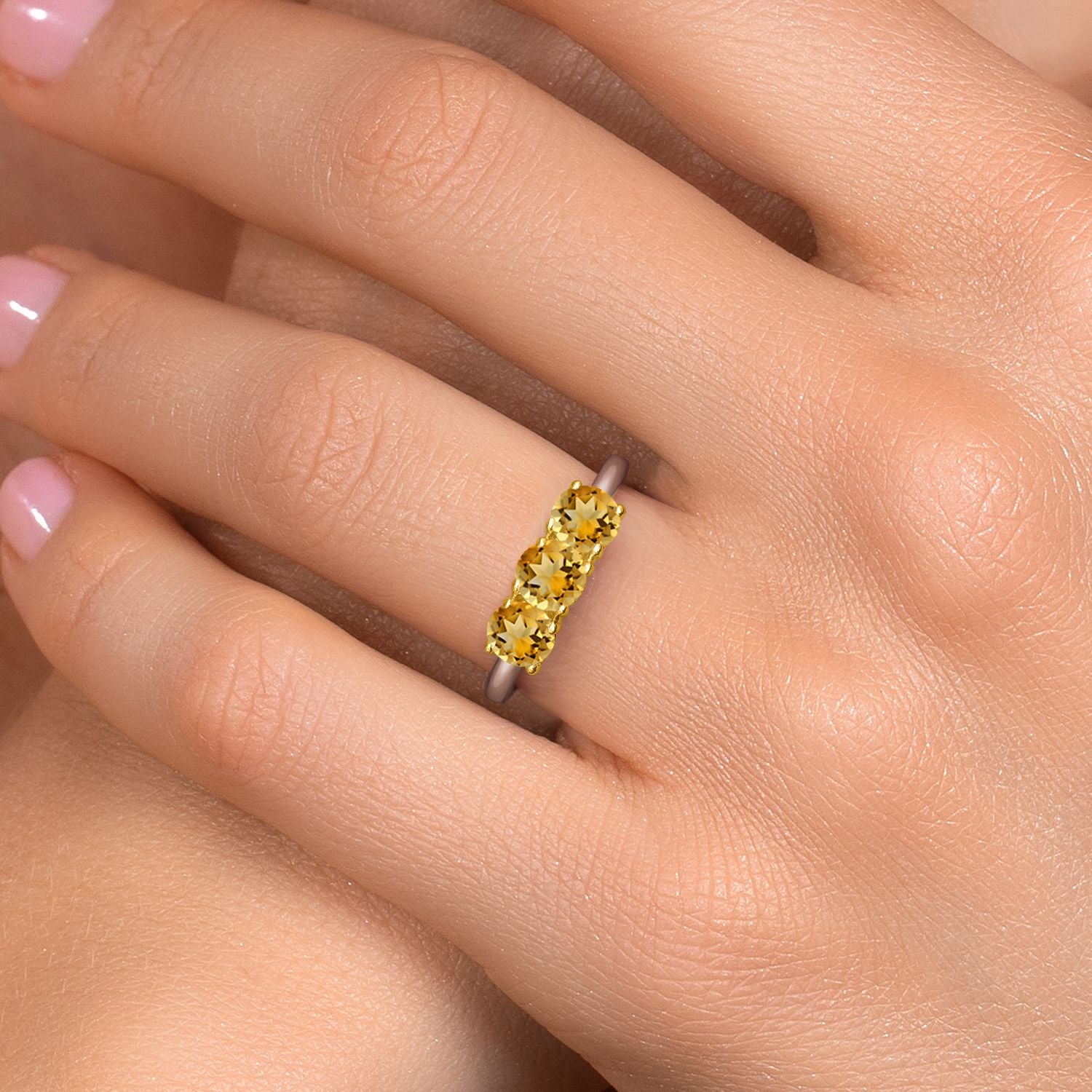 Ring in 10K Two Tone Gold