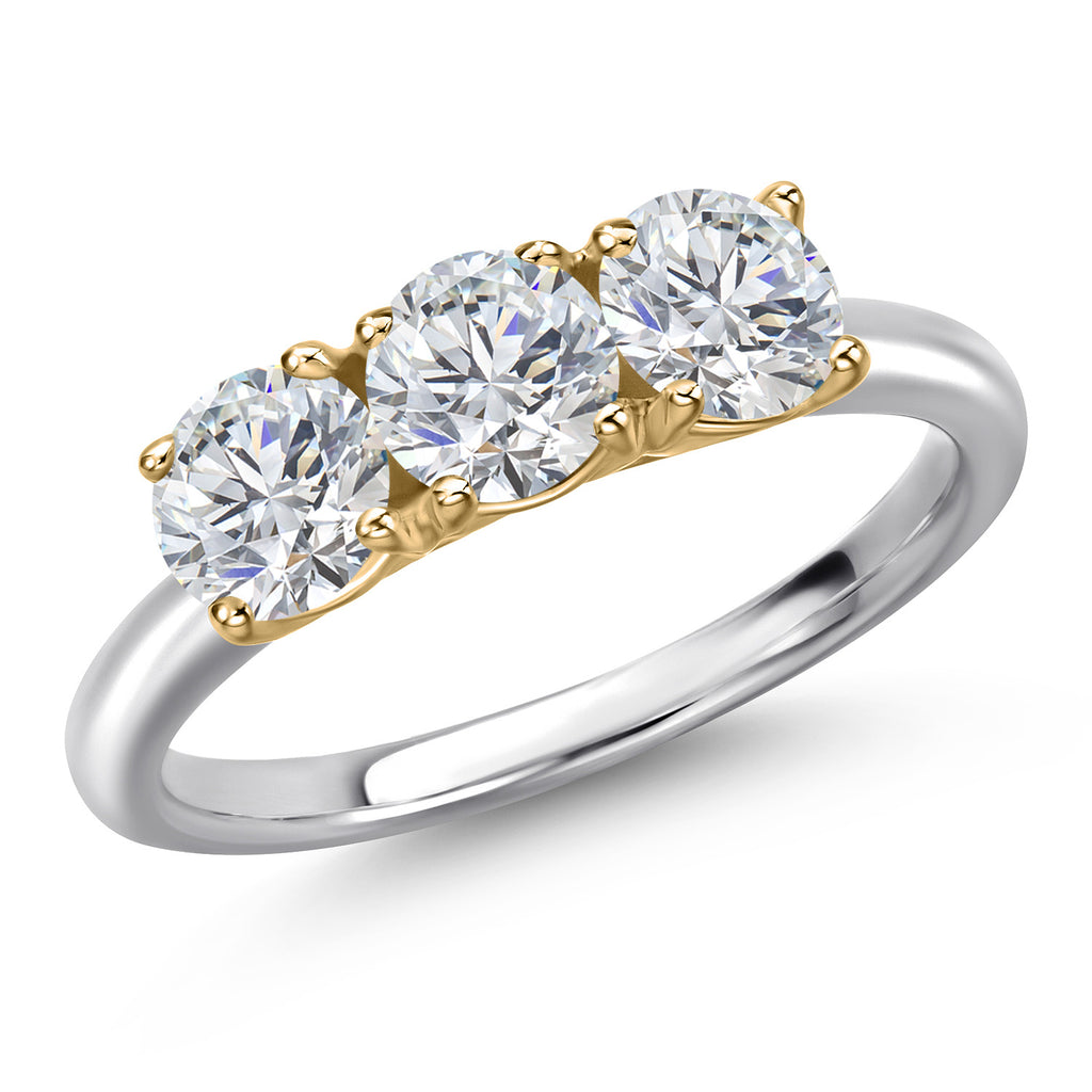 7_Ring in 10K Two Tone Gold