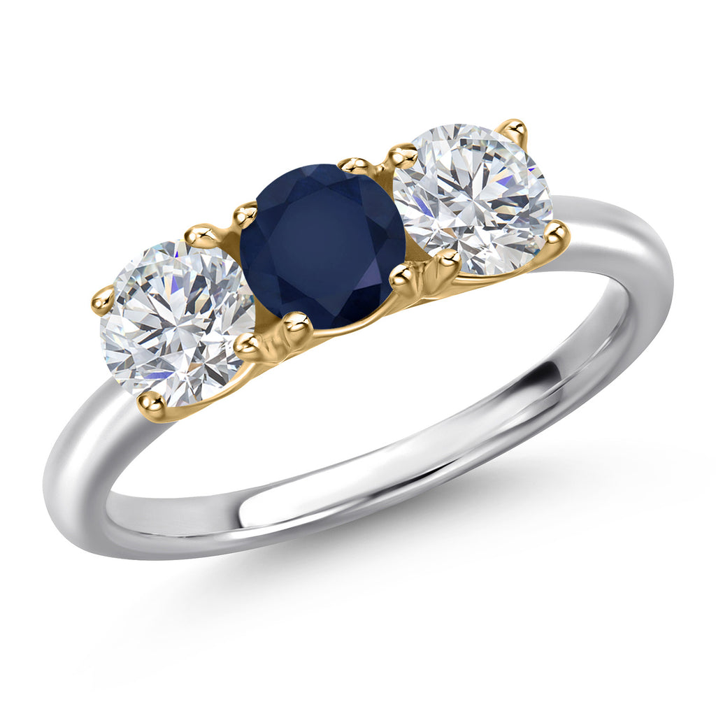 8_Ring in 10K Two Tone Gold