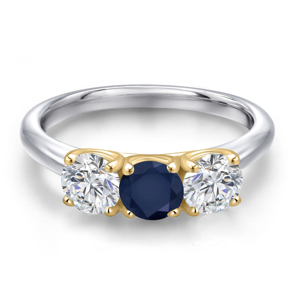 Ring in 10K Two Tone Gold