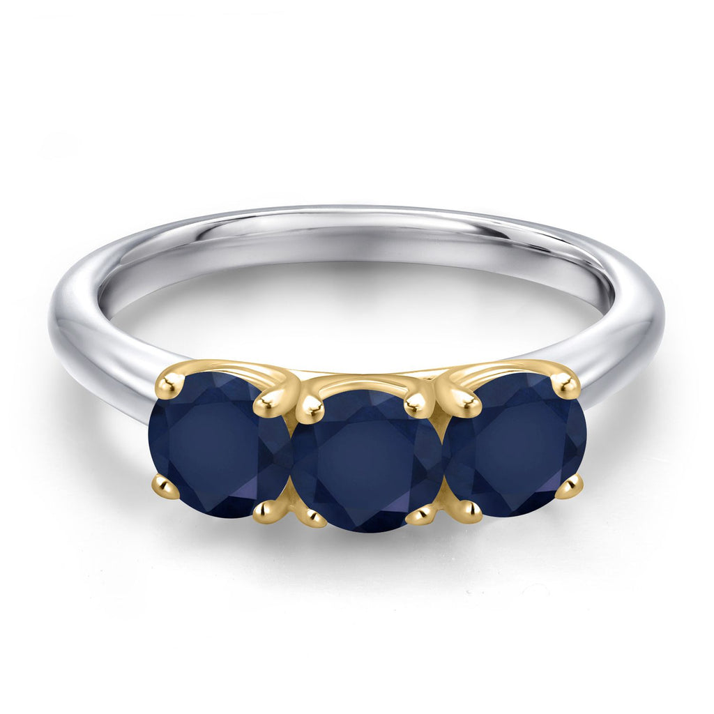 Ring in 10K Two Tone Gold