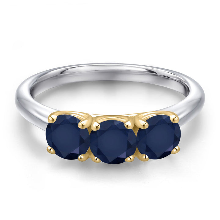 Ring in 10K Two Tone Gold