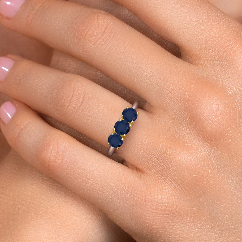 Ring in 10K Two Tone Gold