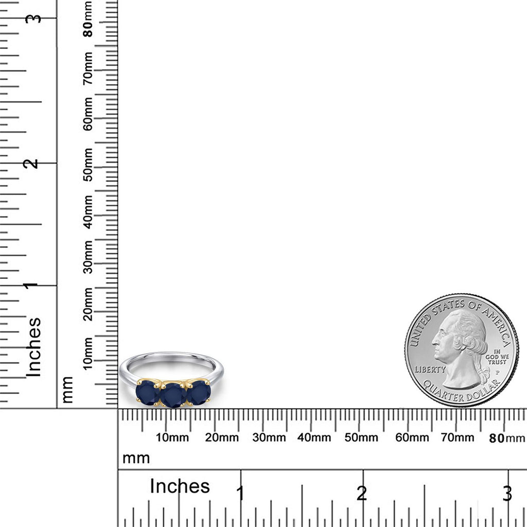 Ring in 10K Two Tone Gold