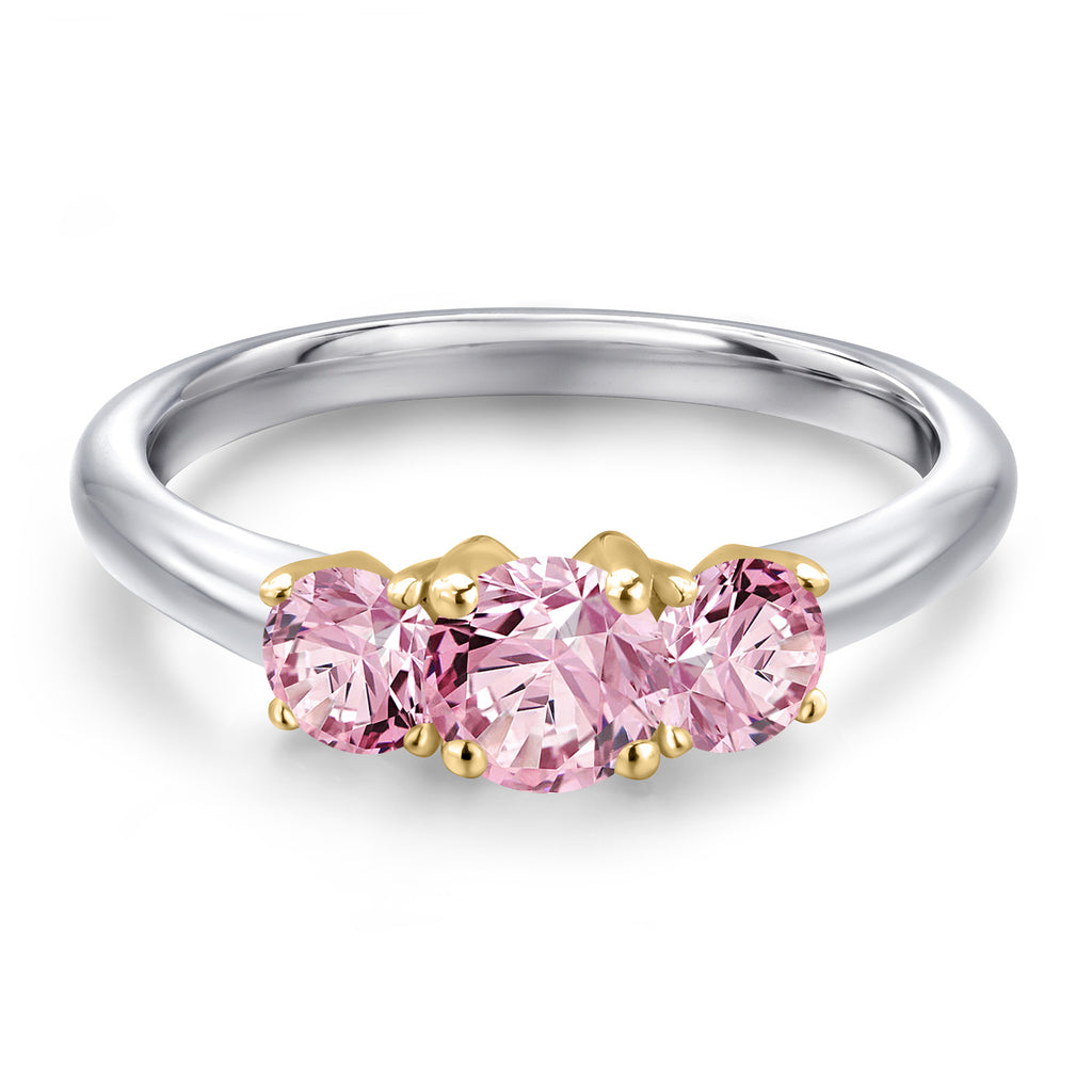 Ring in 10K Two Tone Gold
