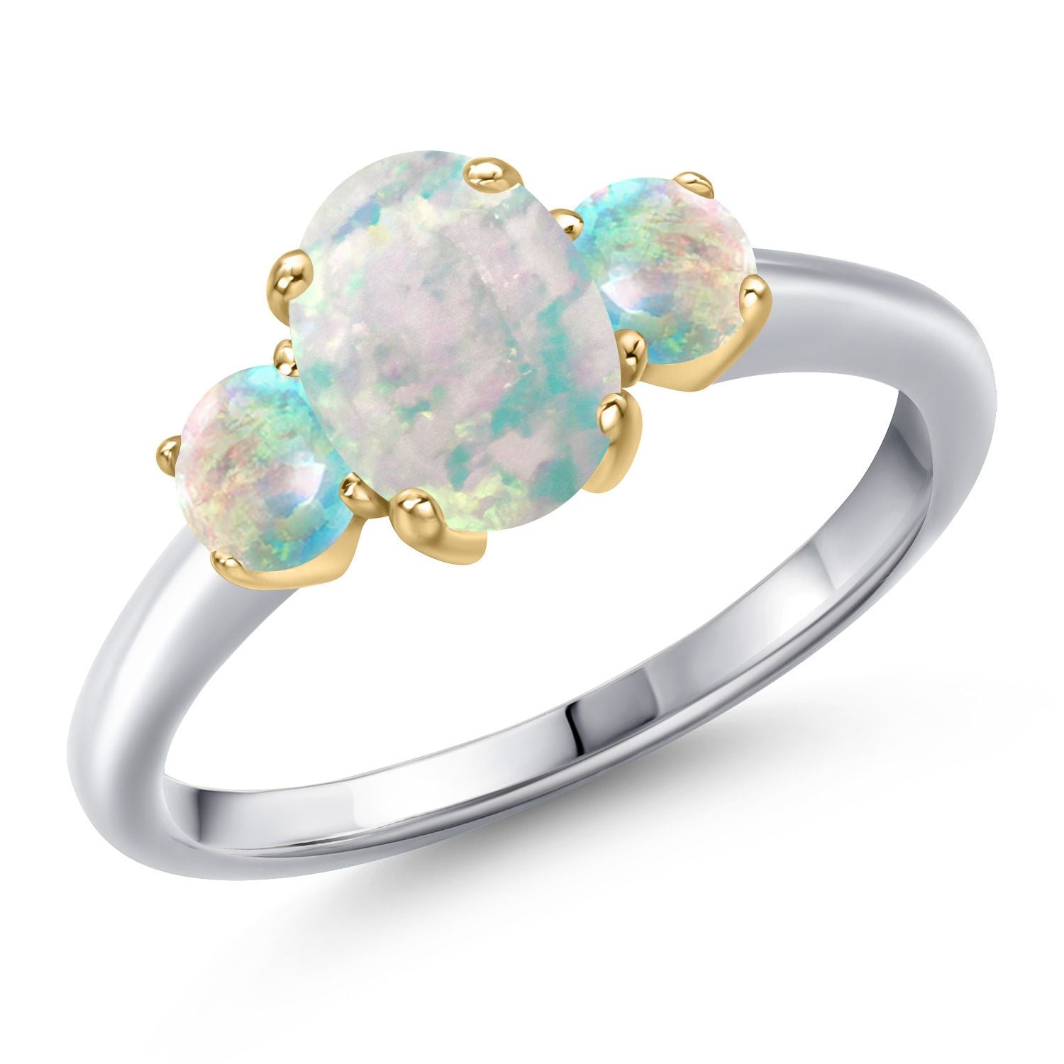 7_Ring in 10K Two Tone Gold