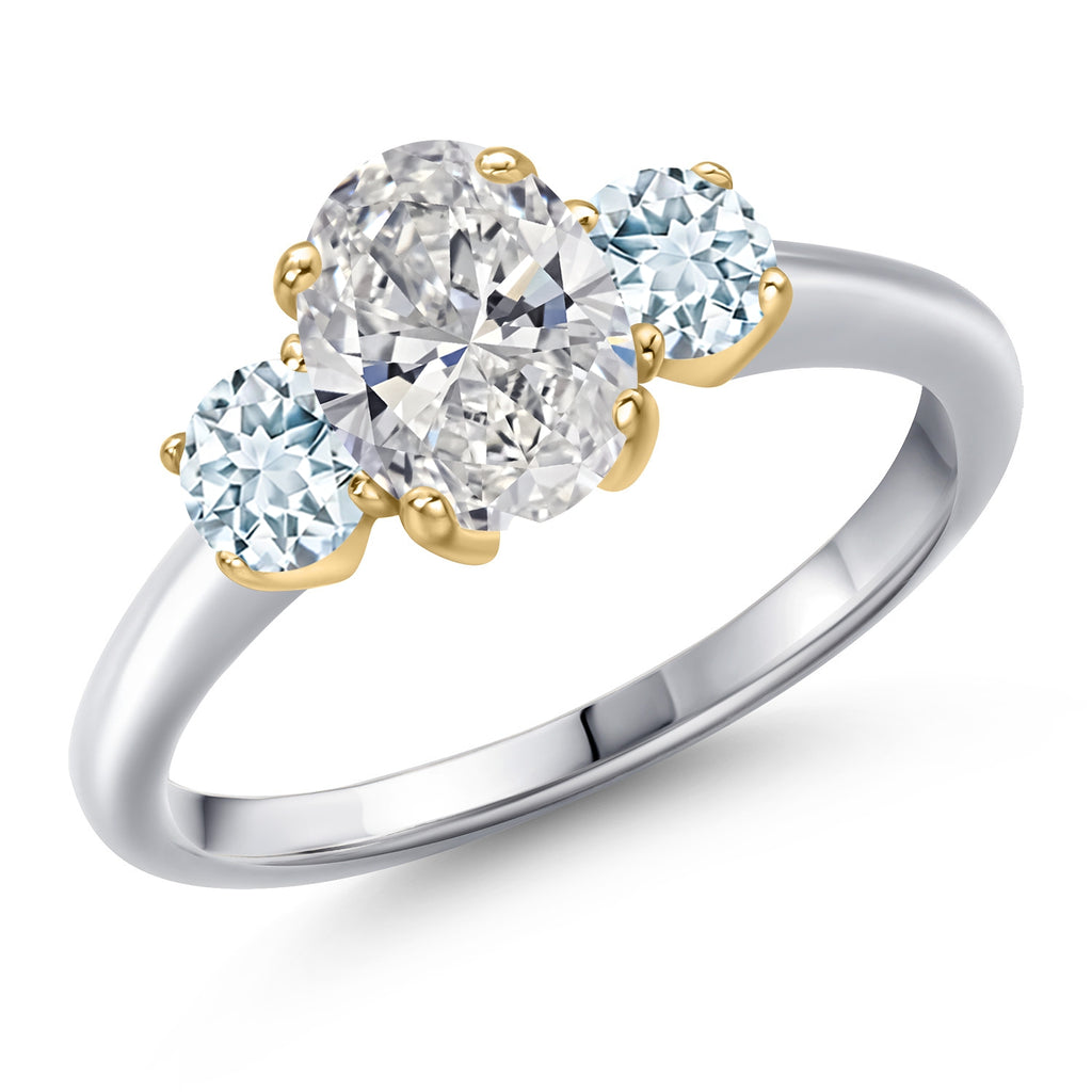 8_Ring in 10K Two Tone Gold