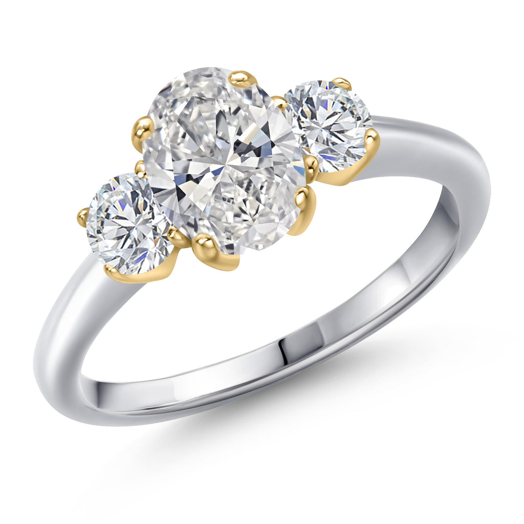 8_Ring in 10K Two Tone Gold