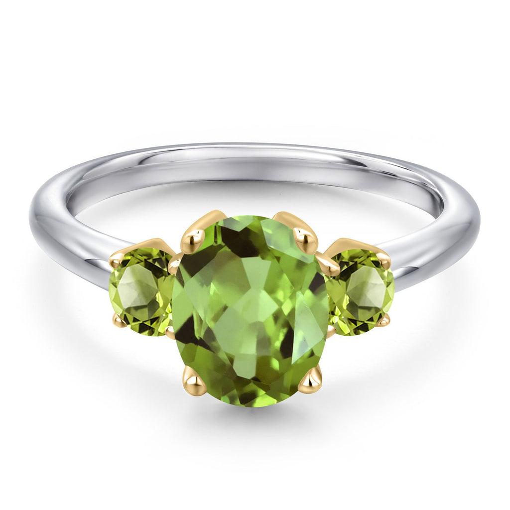 Ring in 10K Two Tone Gold