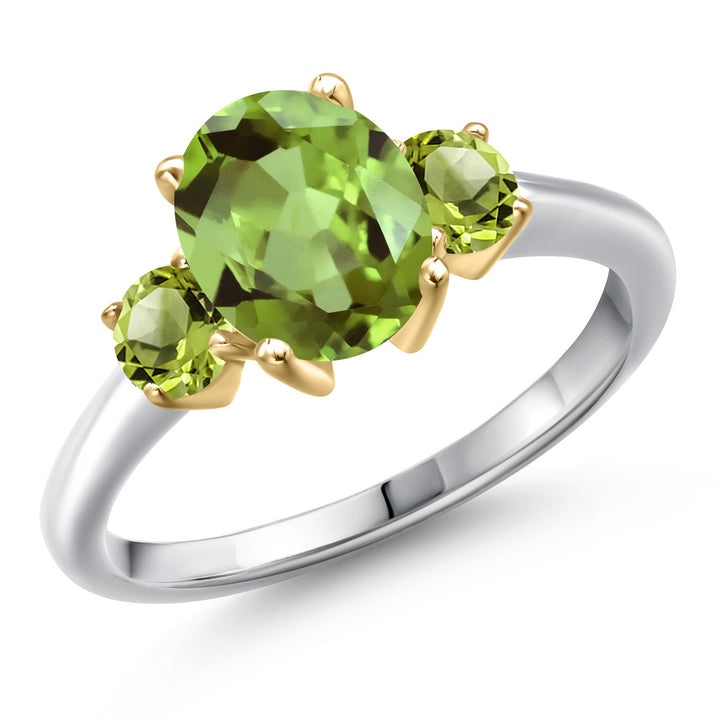 Ring in 10K Two Tone Gold