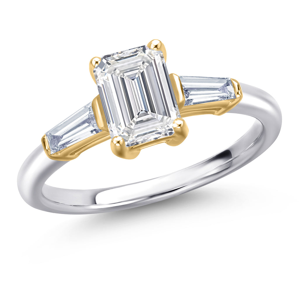 8_Ring in 10K Two Tone Gold