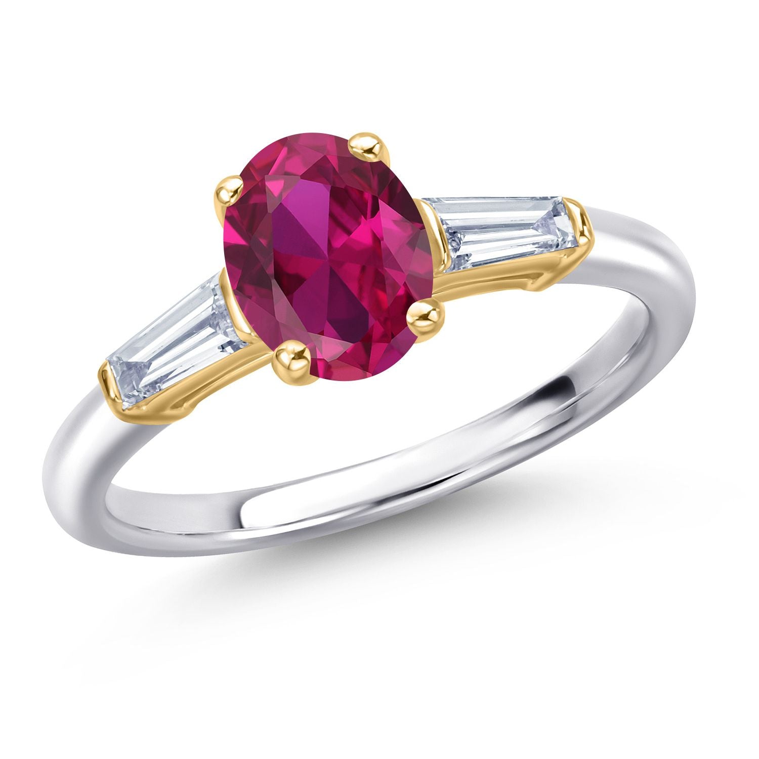 Created Ruby - July_8_Ring in 10K Two Tone Gold