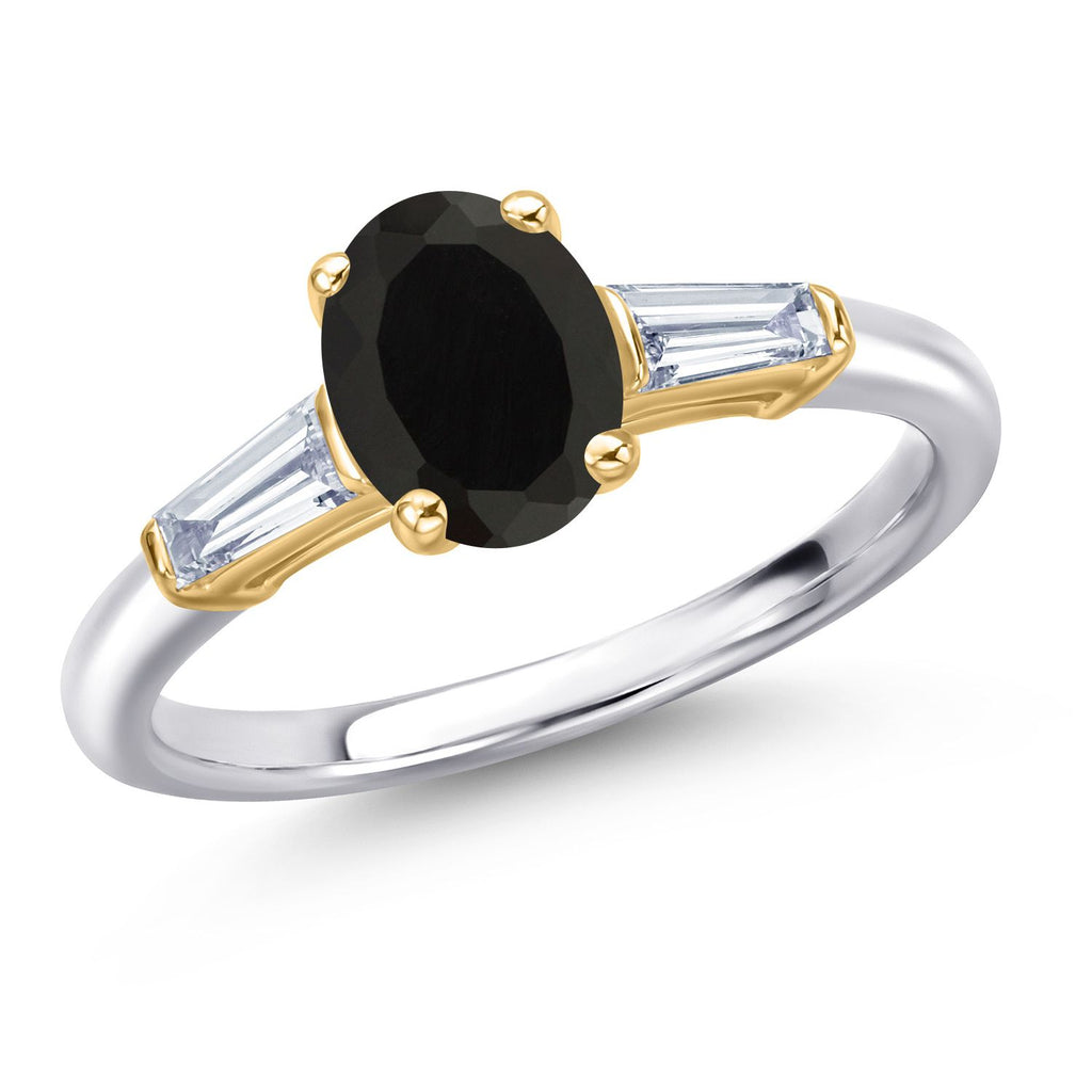Onyx - December_9_Ring in 10K Two Tone Gold