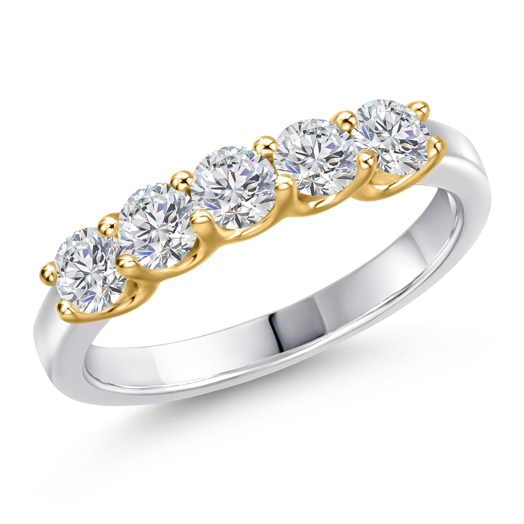 6_Ring in 10K Two Tone Gold