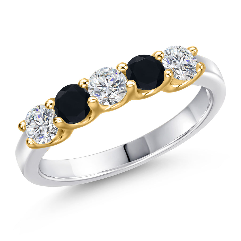 9_Ring in 10K Two Tone Gold