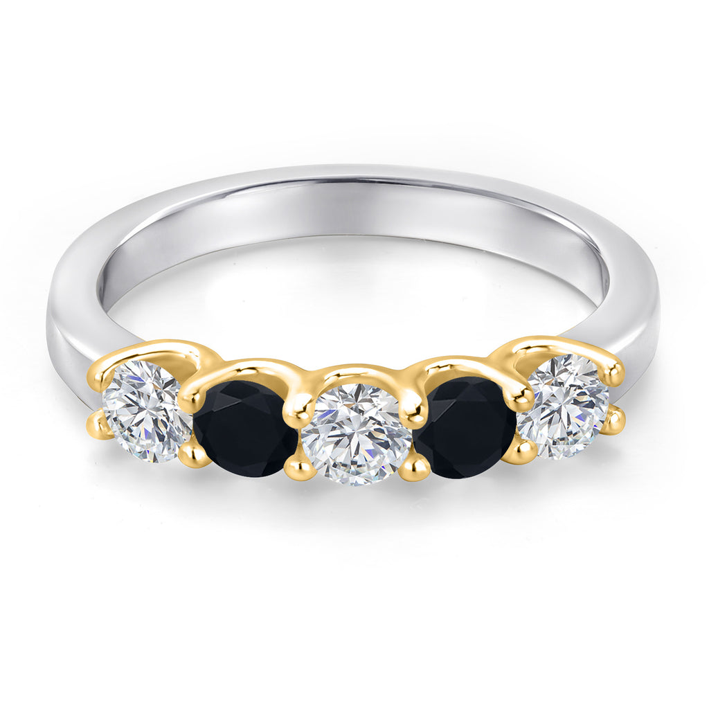 Ring in 10K Two Tone Gold