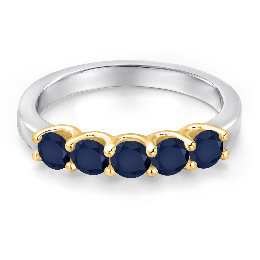 Ring in 10K Two Tone Gold