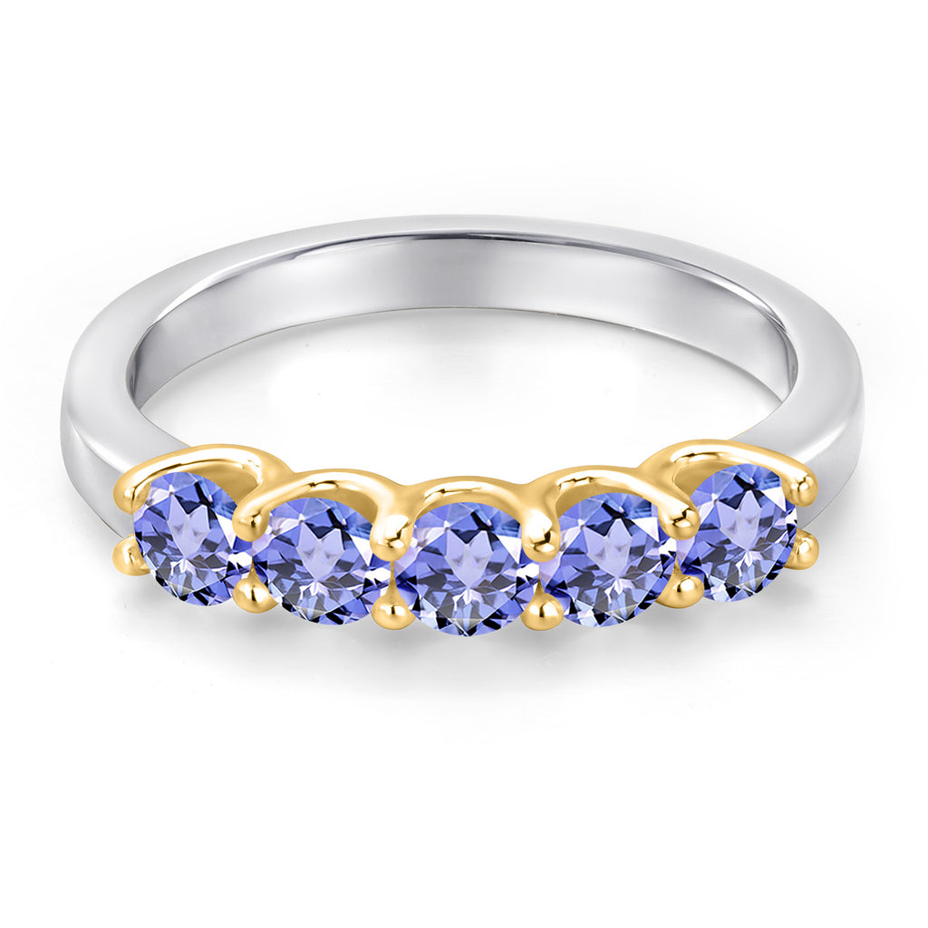 Ring in 10K Two Tone Gold