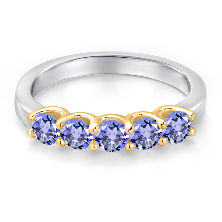 Ring in 10K Two Tone Gold
