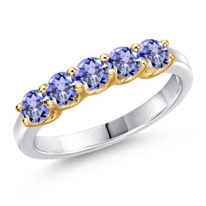 Ring in 10K Two Tone Gold