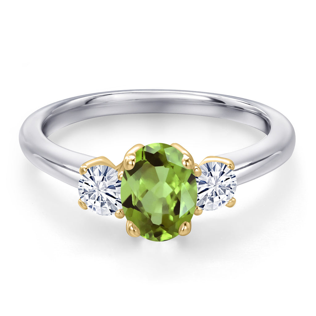 Ring in 10K Two Tone Gold