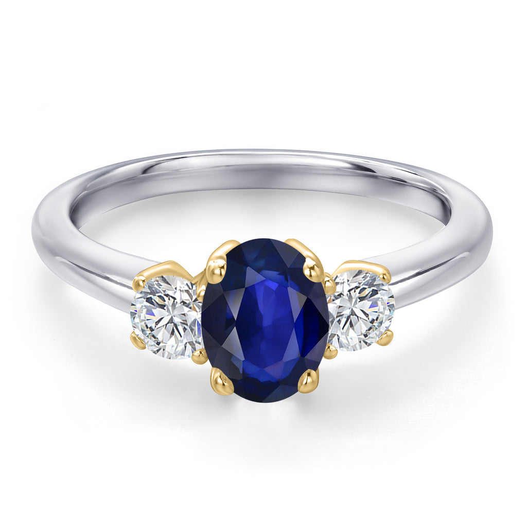 Ring in 10K Two Tone Gold