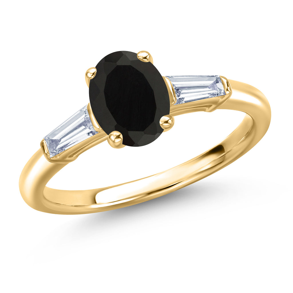 Onyx - December_9_Ring in 10K Yellow Gold