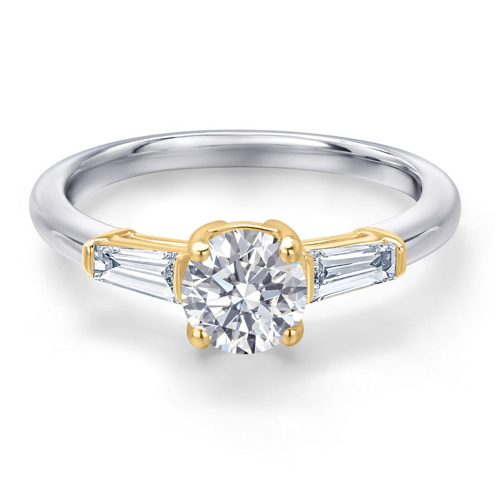 Ring in 10K Two Tone Gold