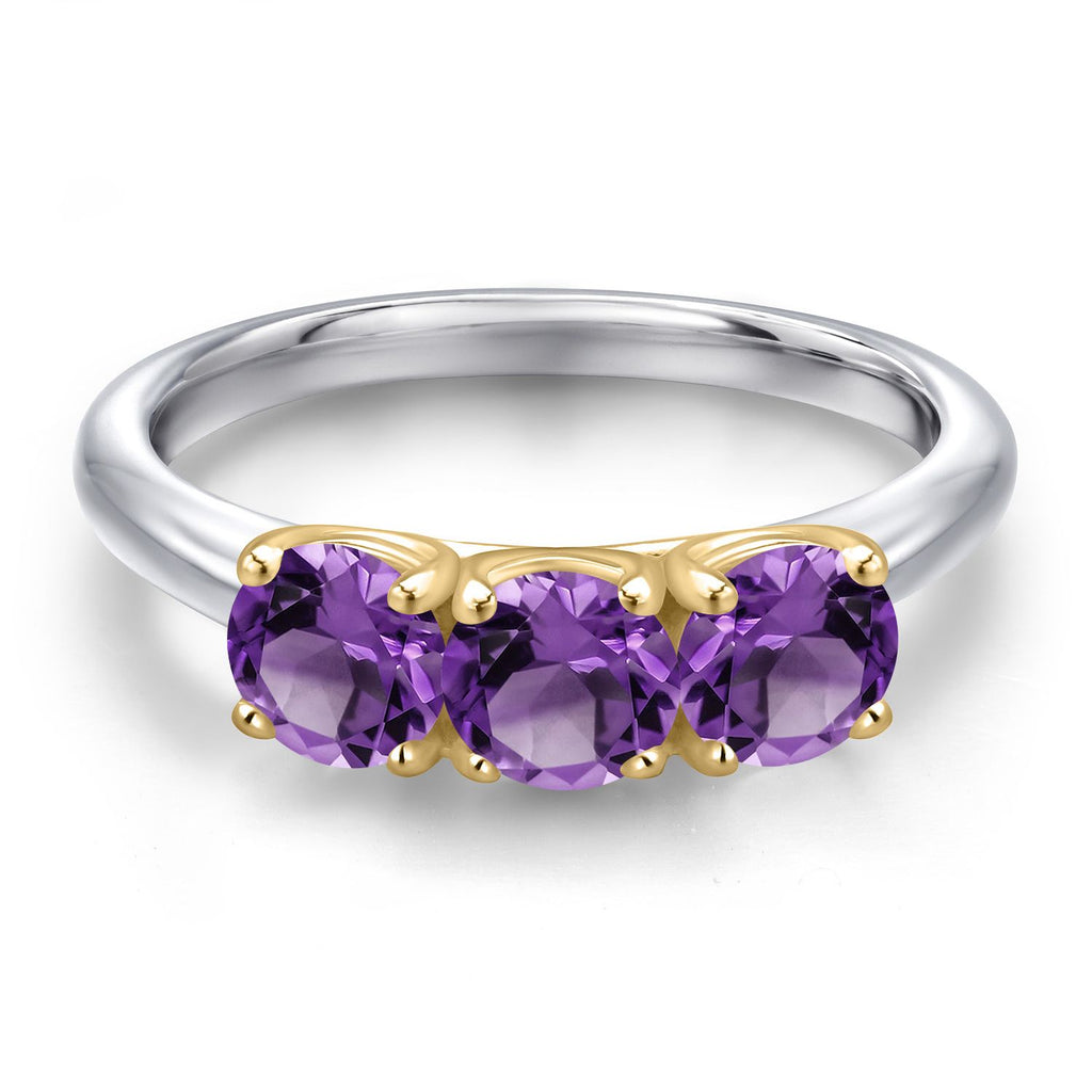 Ring in 925 Sterling Silver and 10K Yellow Gold