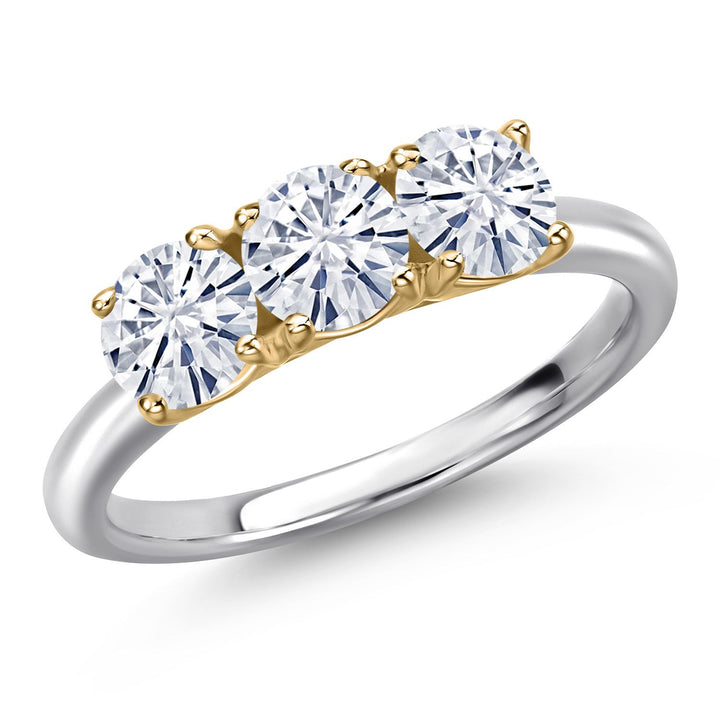 8_Ring in 925 Sterling Silver and 10K Yellow Gold
