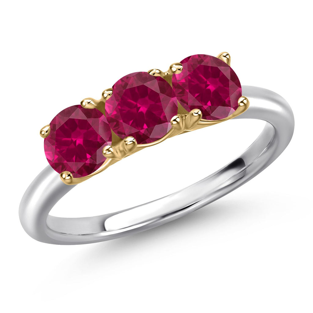 8_Ring in 925 Sterling Silver and 10K Yellow Gold
