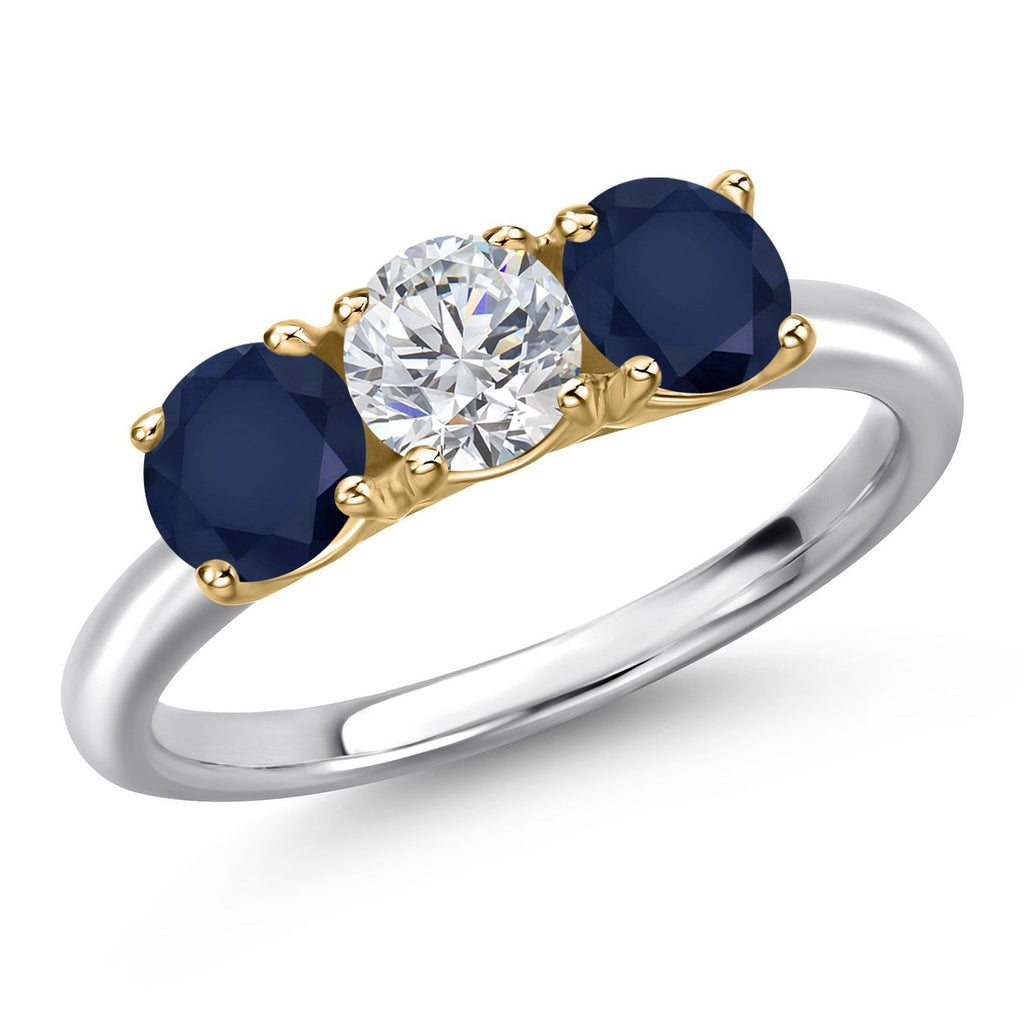 8_Ring in 925 Sterling Silver and 10K Yellow Gold